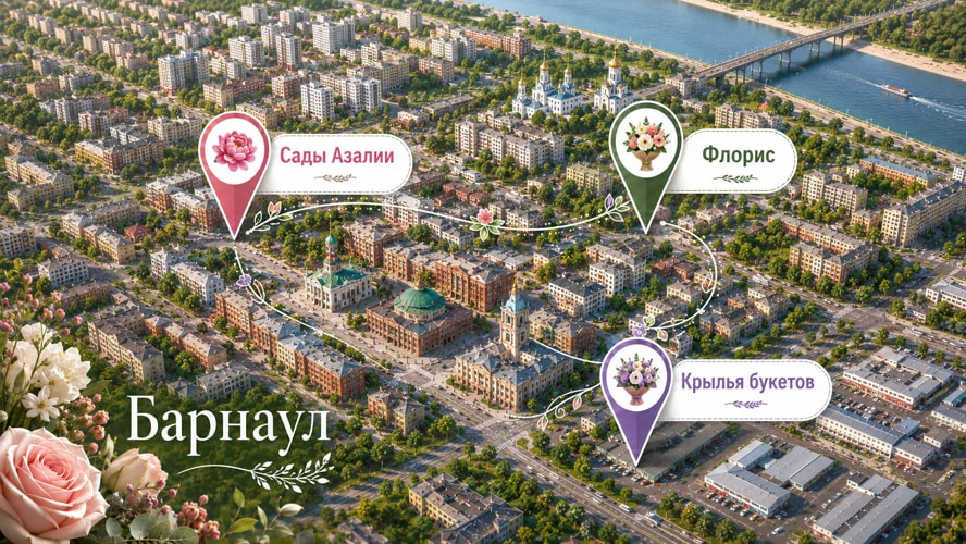 Цветы оптом в Барнауле: 3 проверенных поставщика