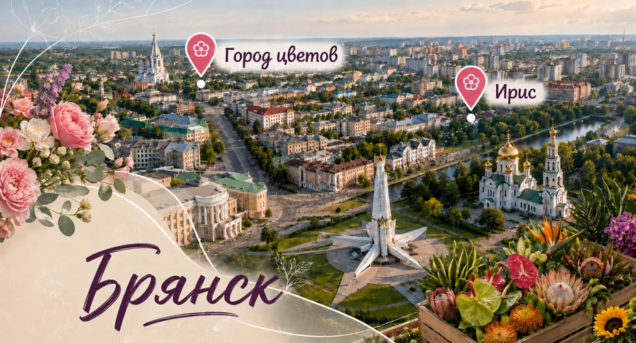 Цветы оптом в Брянске: 2 проверенных поставщика