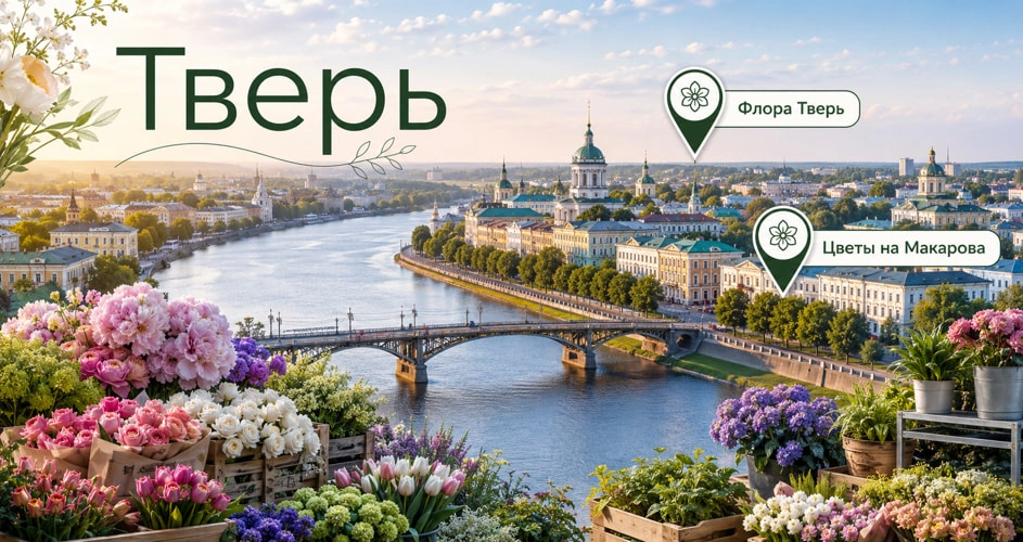 Цветы оптом в Твери: 2 проверенных поставщика