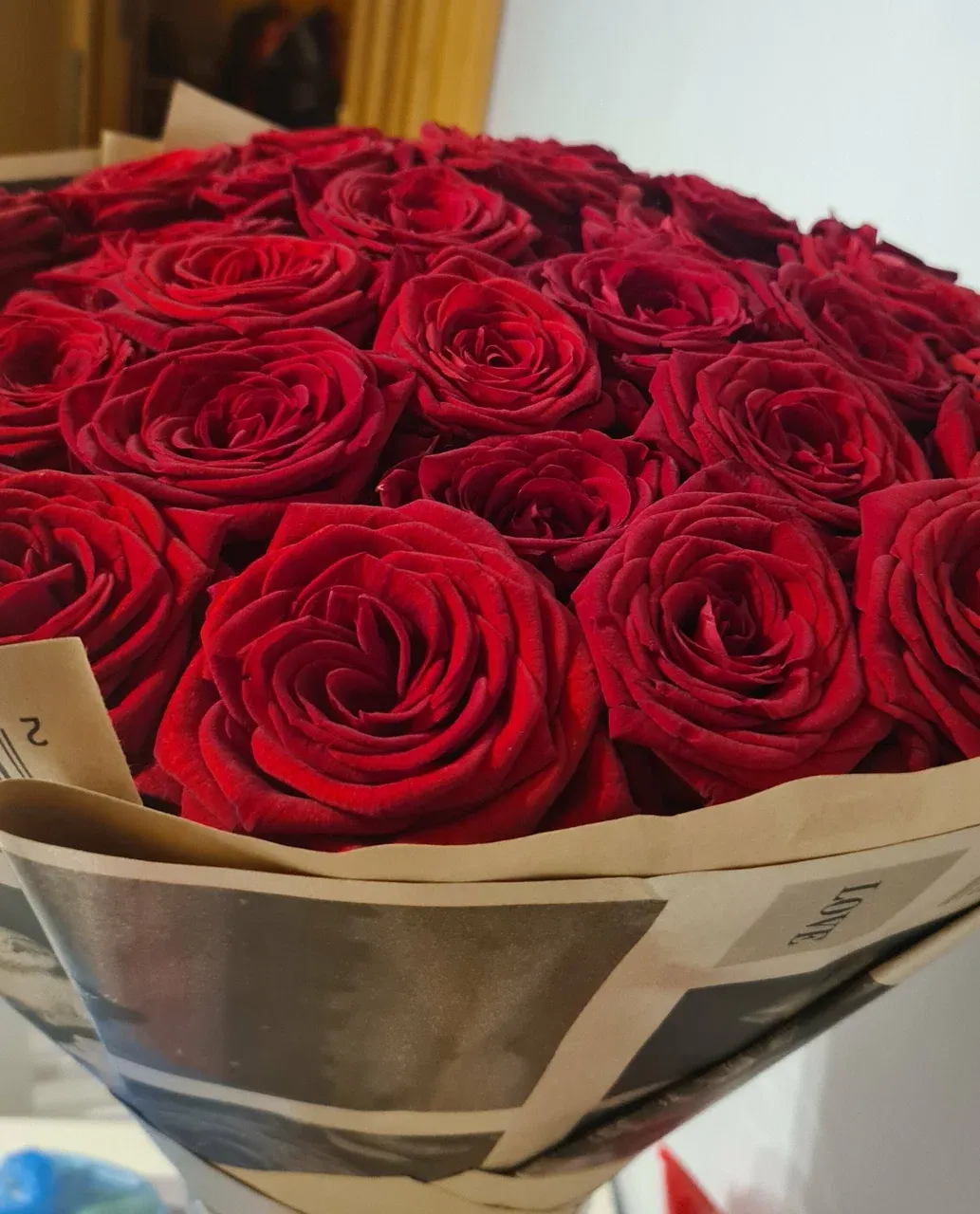 красные розы