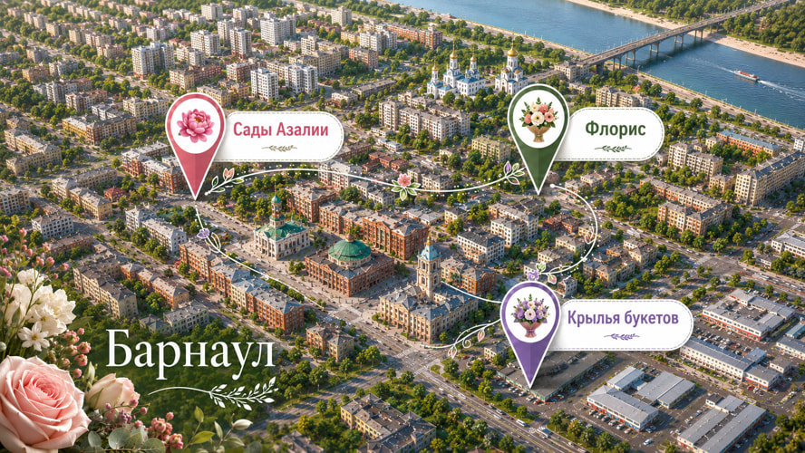 Цветы оптом в Барнауле: 3 проверенных поставщика