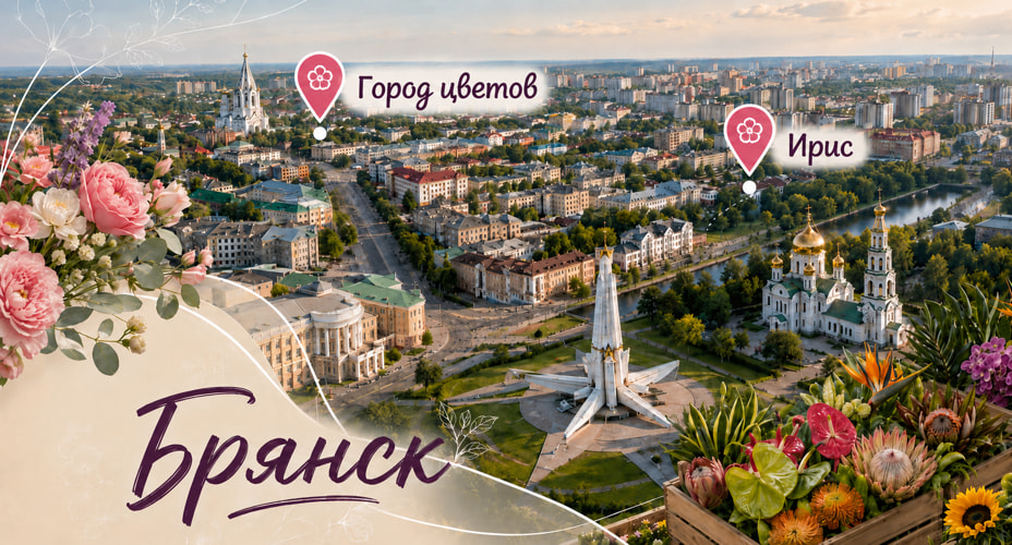 Цветы оптом в Брянске: 2 проверенных поставщика